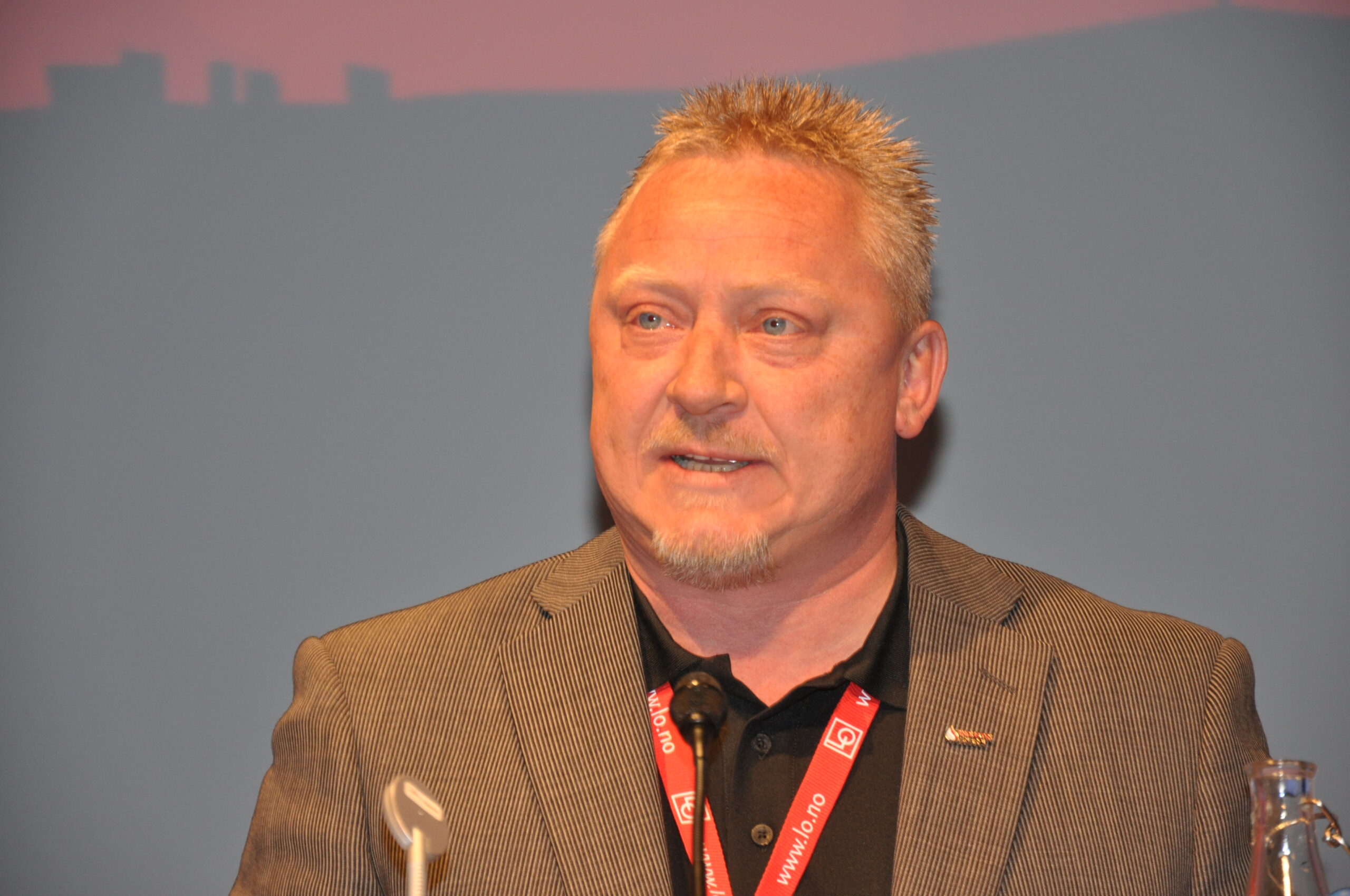 Ørjan Normann er leder av Husnes Kjemiske Fagforening.