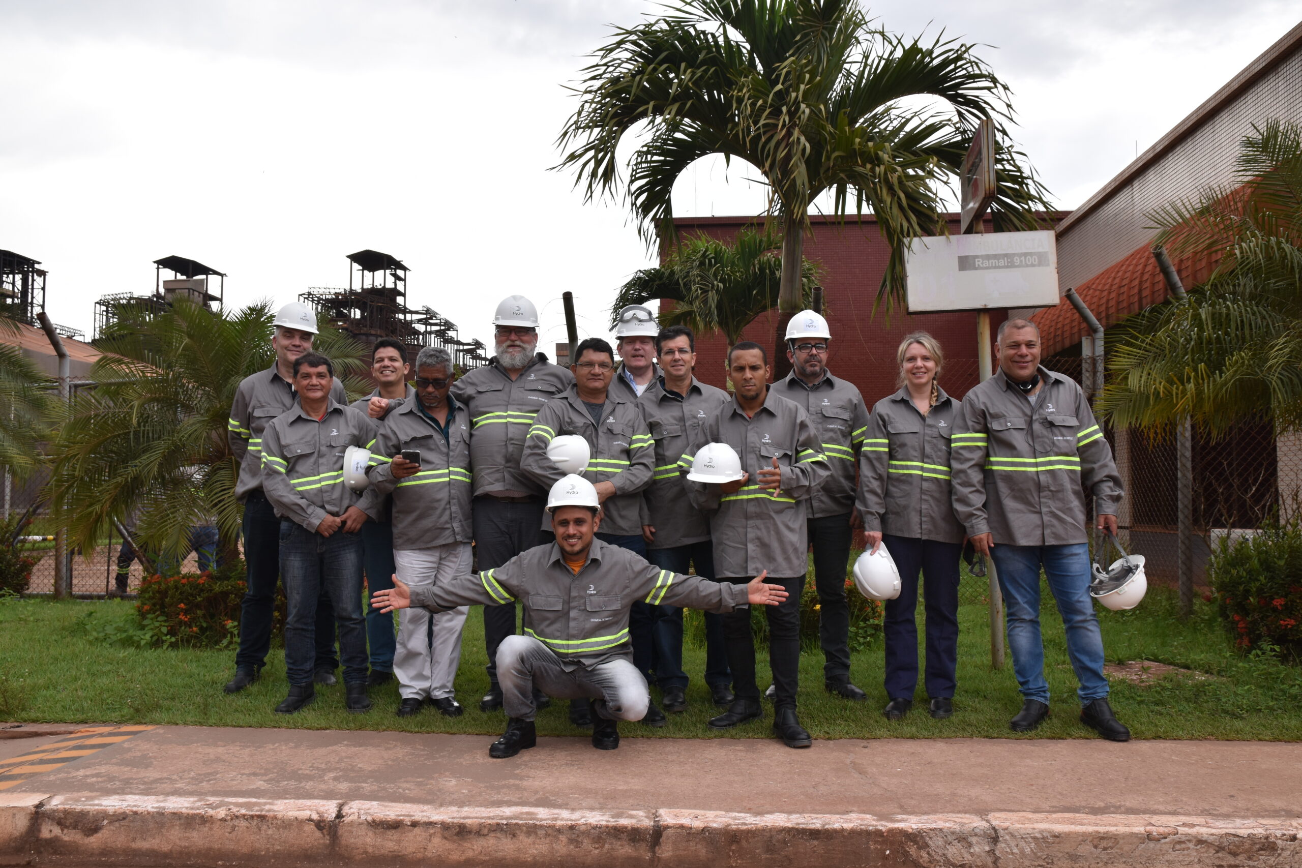 Tillitsvalgte fra gruva i Paragominas, raffineriet i Alunorte, smelteverket i Albras, Extruded Solutions tre fabrikker Itu, Utinga og Tubarão og Norge møttes på Alunorte i april i anledning Brazilian Works Counsil (BWC).