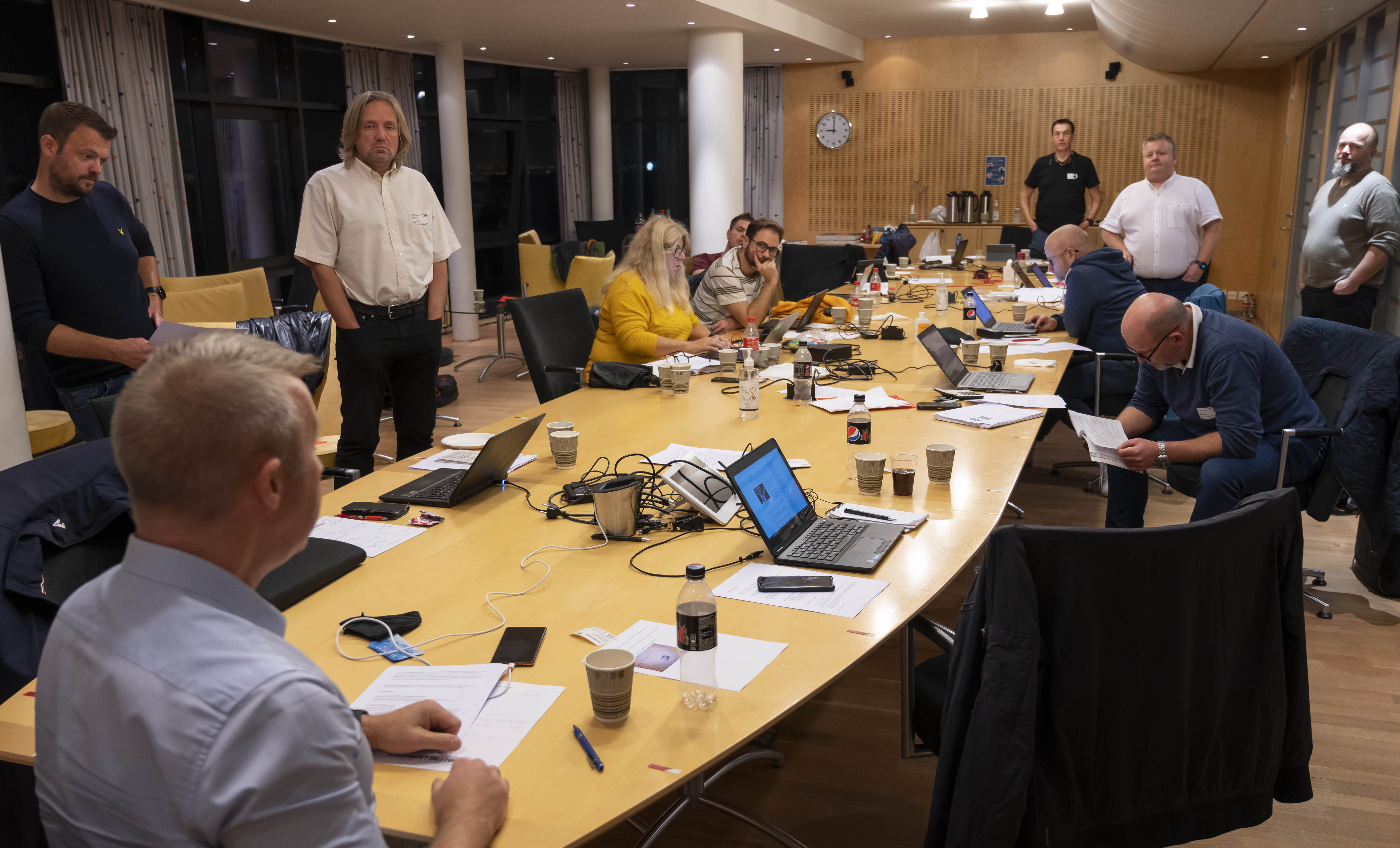 Industri Energis forhandlingsutvalg. Foto: Atle Espen Helgesen