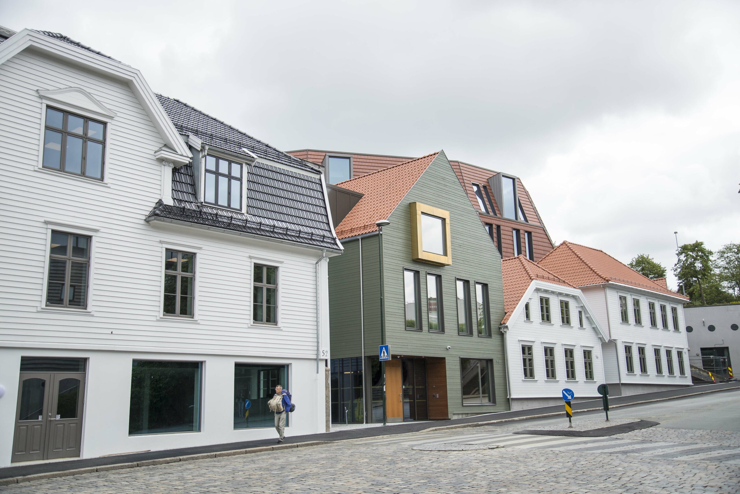 Slik ser de nye lokalene ut fra Kongsgata i Stavanger sentrum. Foto: Atle Espen Helgesen