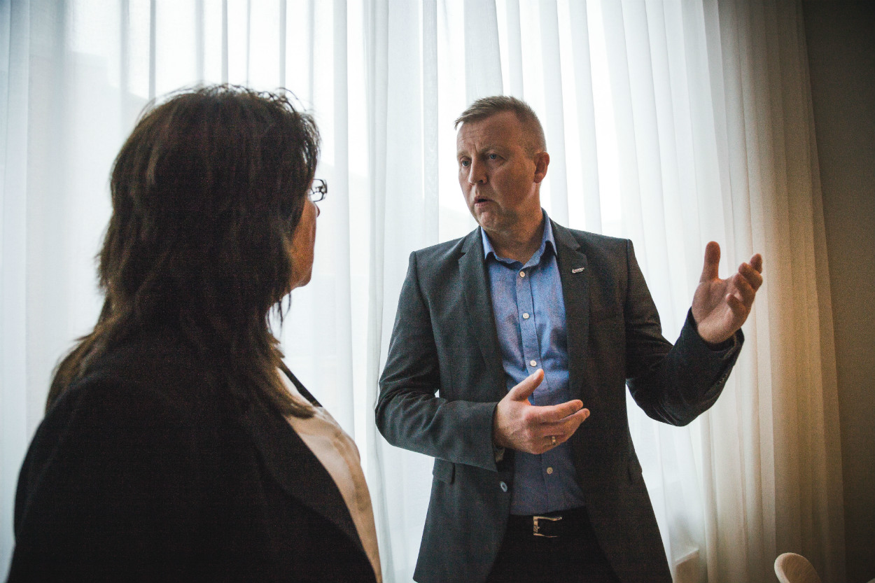 Forbundsleder Frode Alfheim uttaler i NRK at bedriftene må fortsette å rekruttere ungdom. Arkivbilde