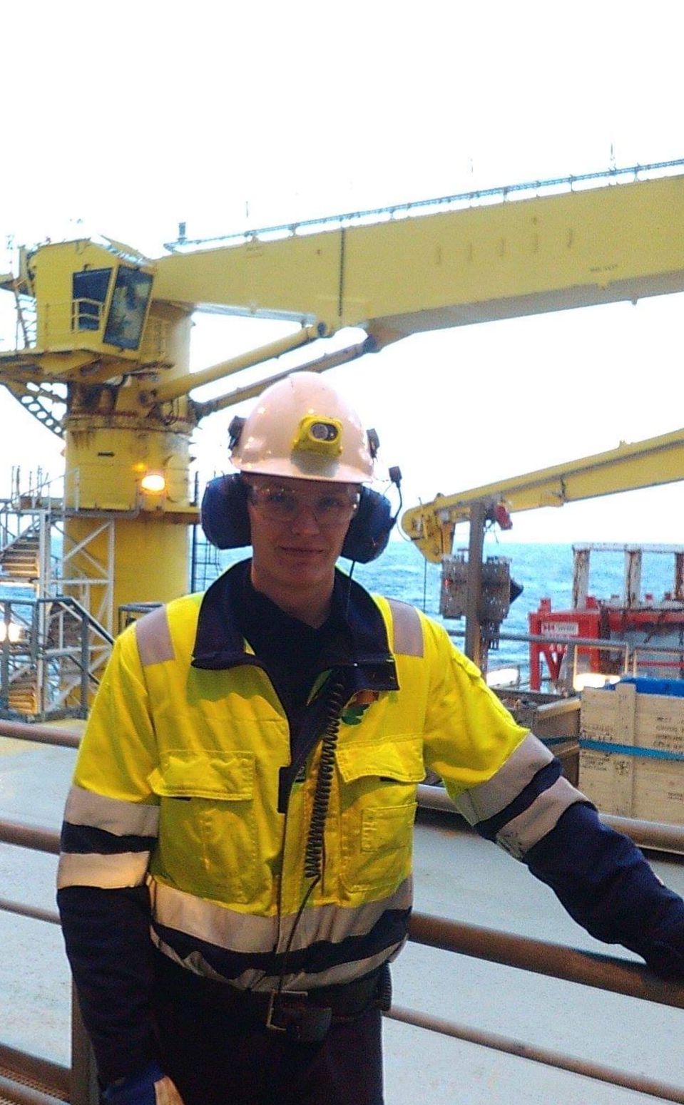 Lærling Ørjan Blø har tro på framtiden i oljebransjen. Foto: Privat