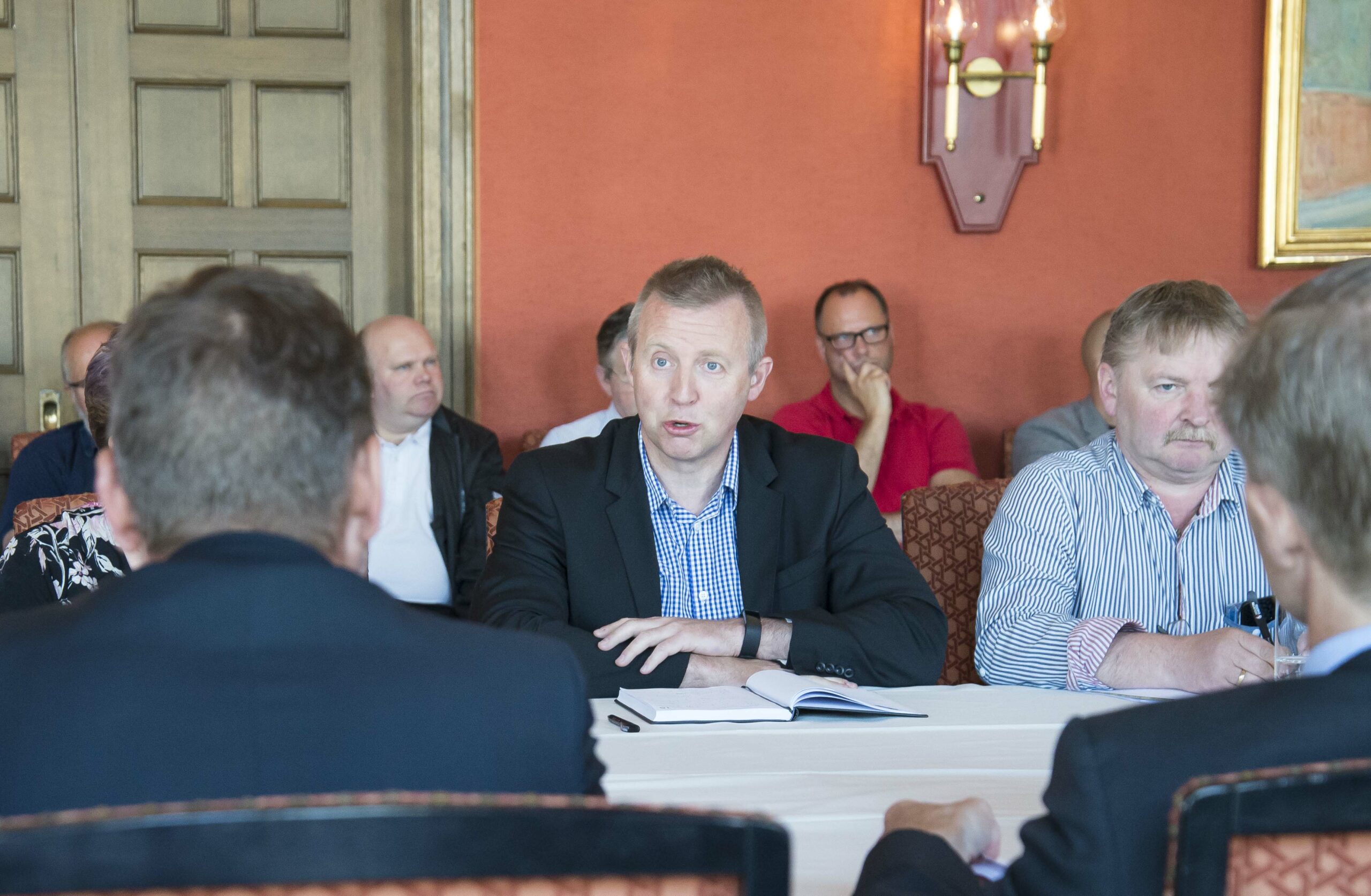 Forbundsleder Frode Alfheim leder Industri Energis forhandlingsutvalg. Foto: Atle Espen Helgesen